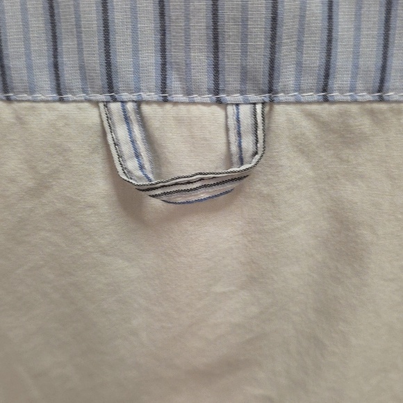 Colorful Patchwork Button-Up Shirt Blue White Pink Handkerchief Grandma Cottage - Picture 8 of 15